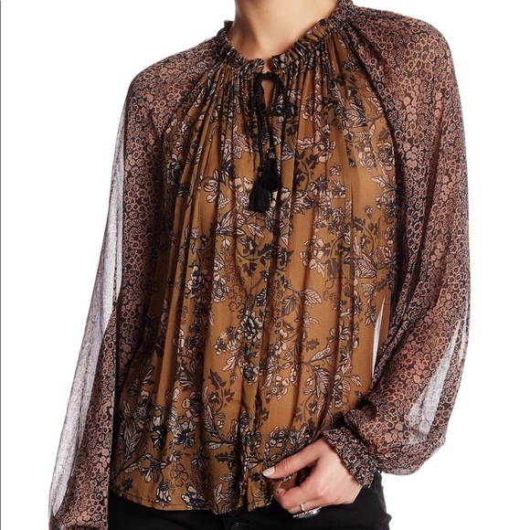 Free People Tops - Free People Hendrix floral blouse